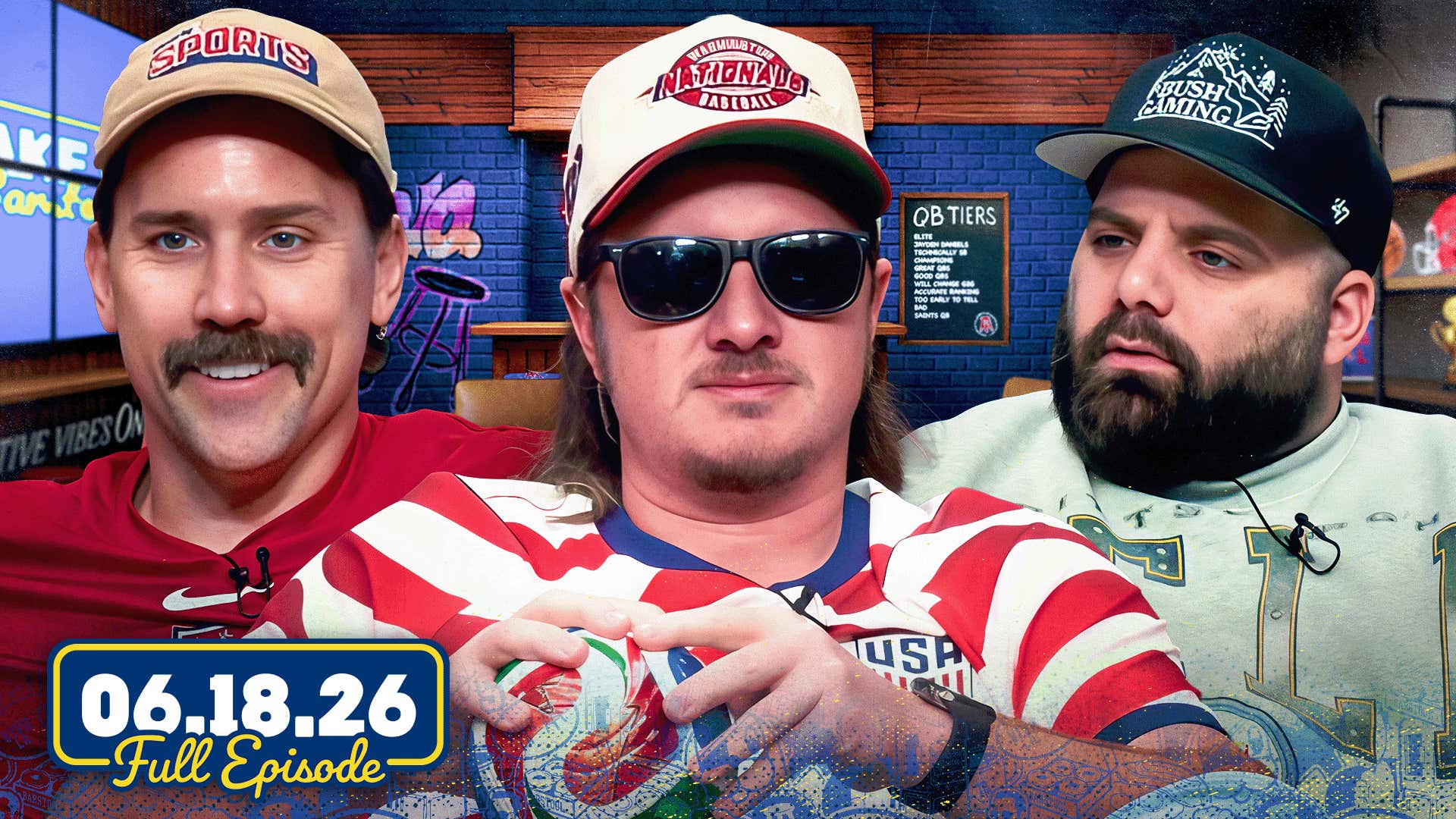 Ronaldo Fails To Score, College World Series & U.S Open Live Update | Wake Up Barstool Full Episode