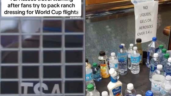 Visiting World Cup Fans Love Ranch Dressing So Much That TSA Has Issued a 