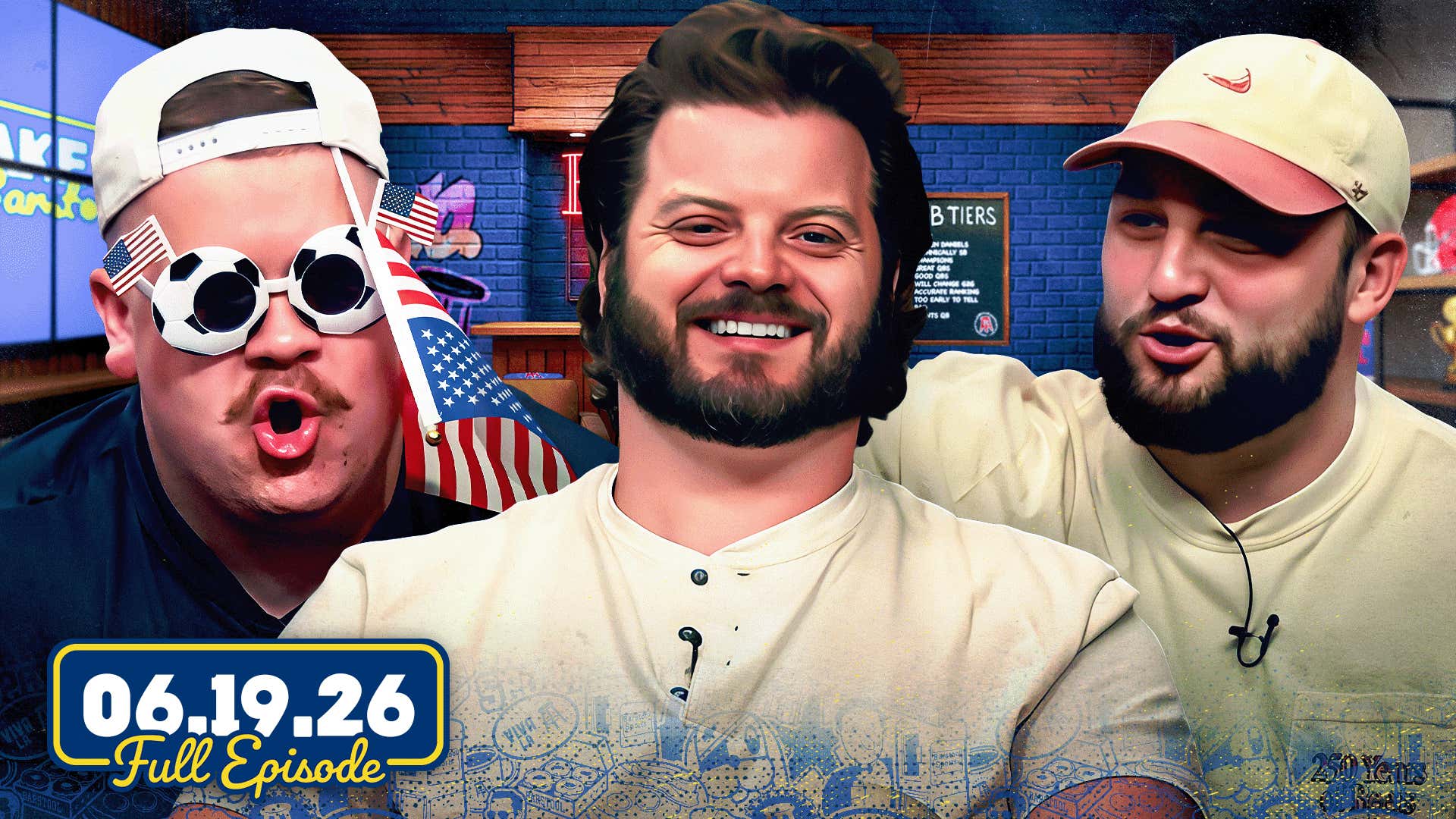 USA vs. Australia w/ Former Player Brad Guzan & NBA Draft Breakdown | Wake Up Barstool Full Episode