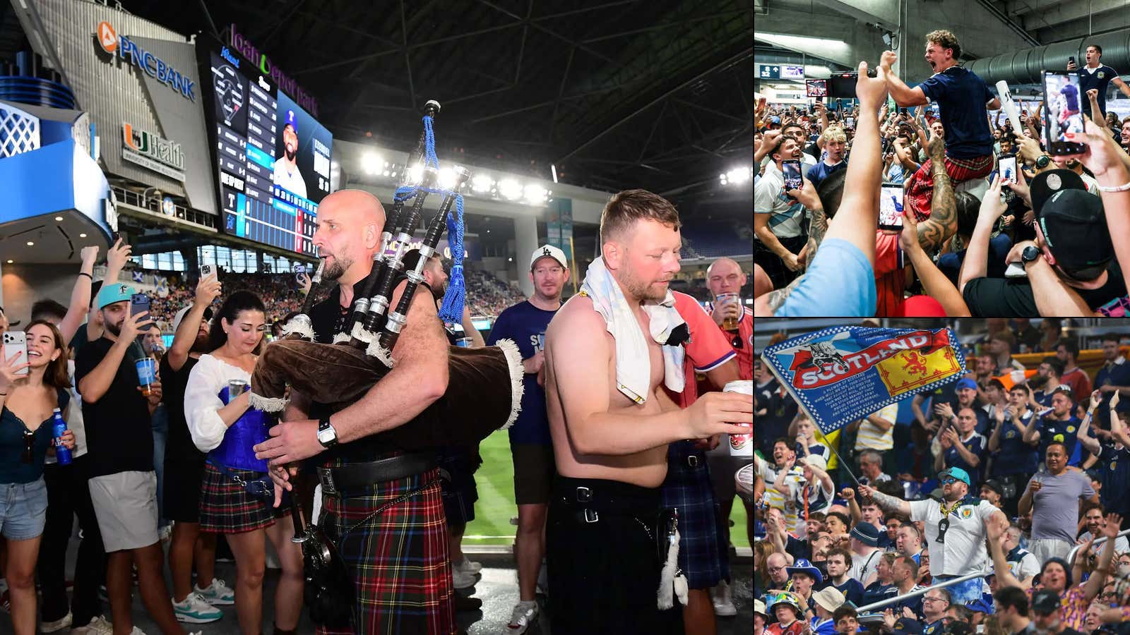 The Tartan Army Did The Impossible And Made A Miami Marlins Game Have An Electric Atmosphere, Loudest The Stadium Has Ever Been