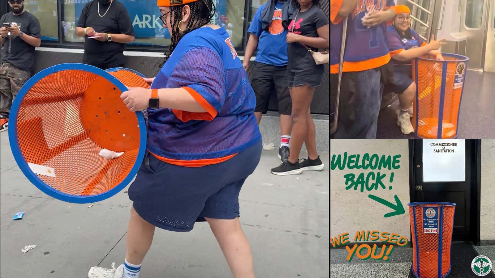 The Knicks Trashcan Troll Slash JP Morgan DEI Exec Allegedly Got Her Resume Exposed Online While The NYC Sanitation Twitter Account Tomahawk Dunked On Her Ass After Recovering Their Coveted Can