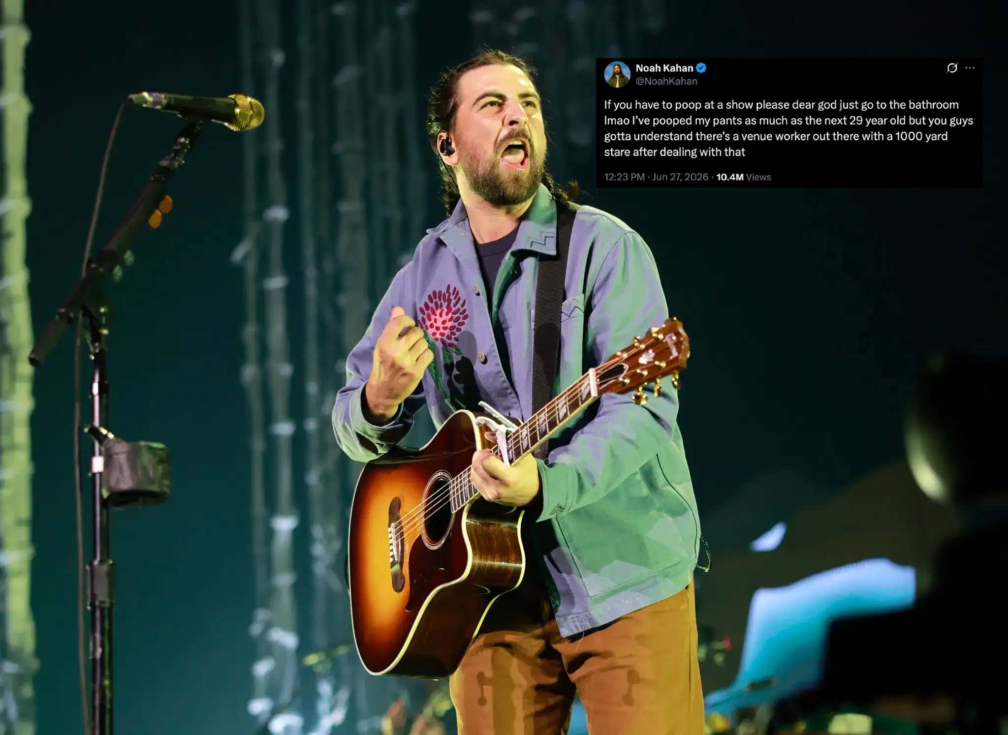 It's Always Shitty In Philadelphia: Noah Kahan Concert At Citizens Bank Park Was Derailed By Concertgoer Taking A Hellacious Dookie In Their Pants During The Show