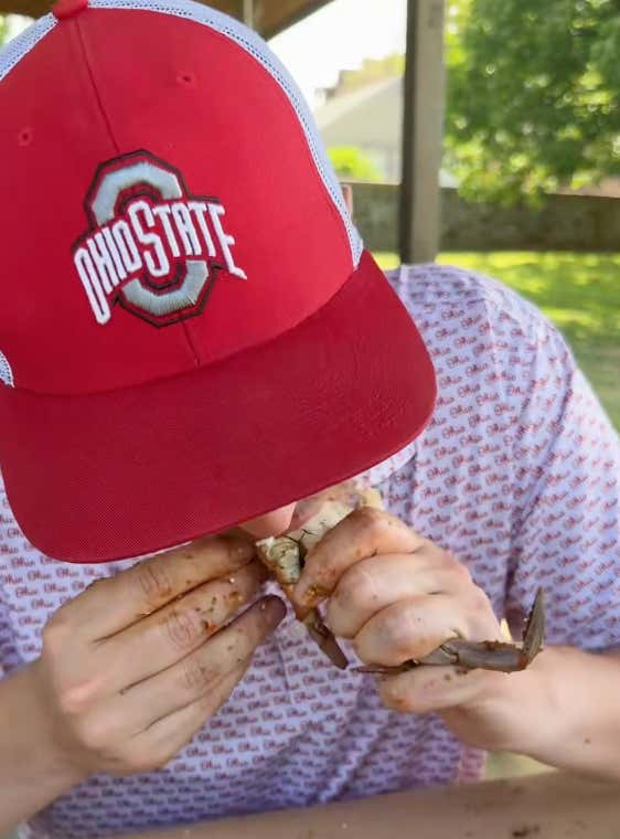 Ohio's Tate Joined Me For An Evening Of Baseball In Baltimore But Somehow Managed To Piss Off The Entire State Of Maryland With His Crab Opening Technique