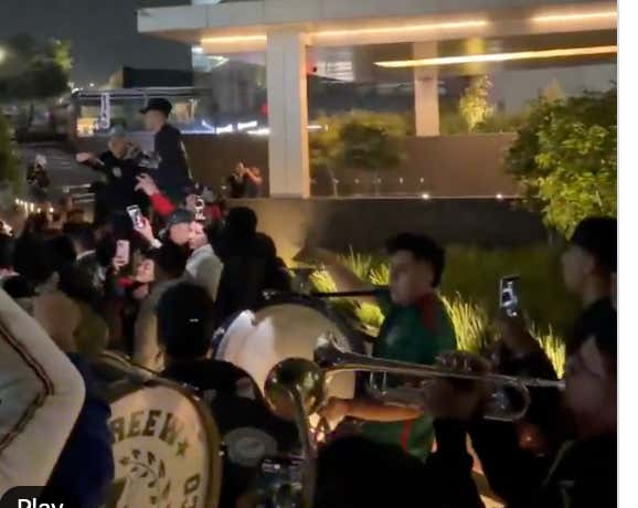 England Had No Shot Of Sleeping After Mexico Fans Figured Out What Hotel They Were Staying At, Spent All Night Shooting Off Fireworks And Blasting Noise