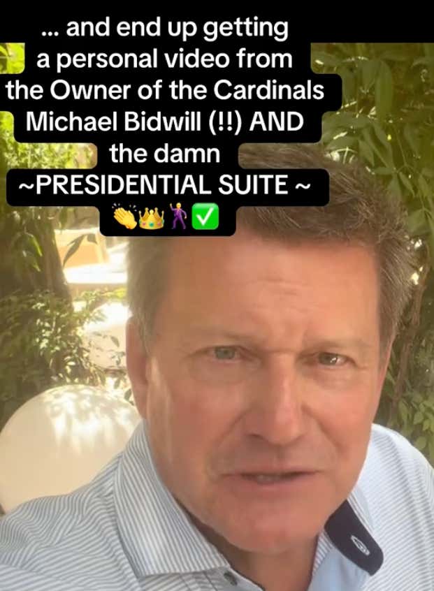 Some Things Are Bigger Than Sports: Arizona Cardinals Owner Michael Bidwell Gave Up His Hotel Suite For A Bride The Morning Of Her Wedding