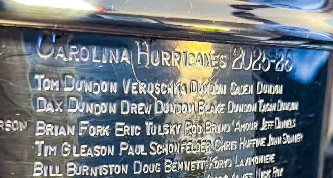 Fair or Foul: The Hurricanes Owner Had His Entire Family's Names Etched Onto The Stanley Cup, Before All The Players And Staff
