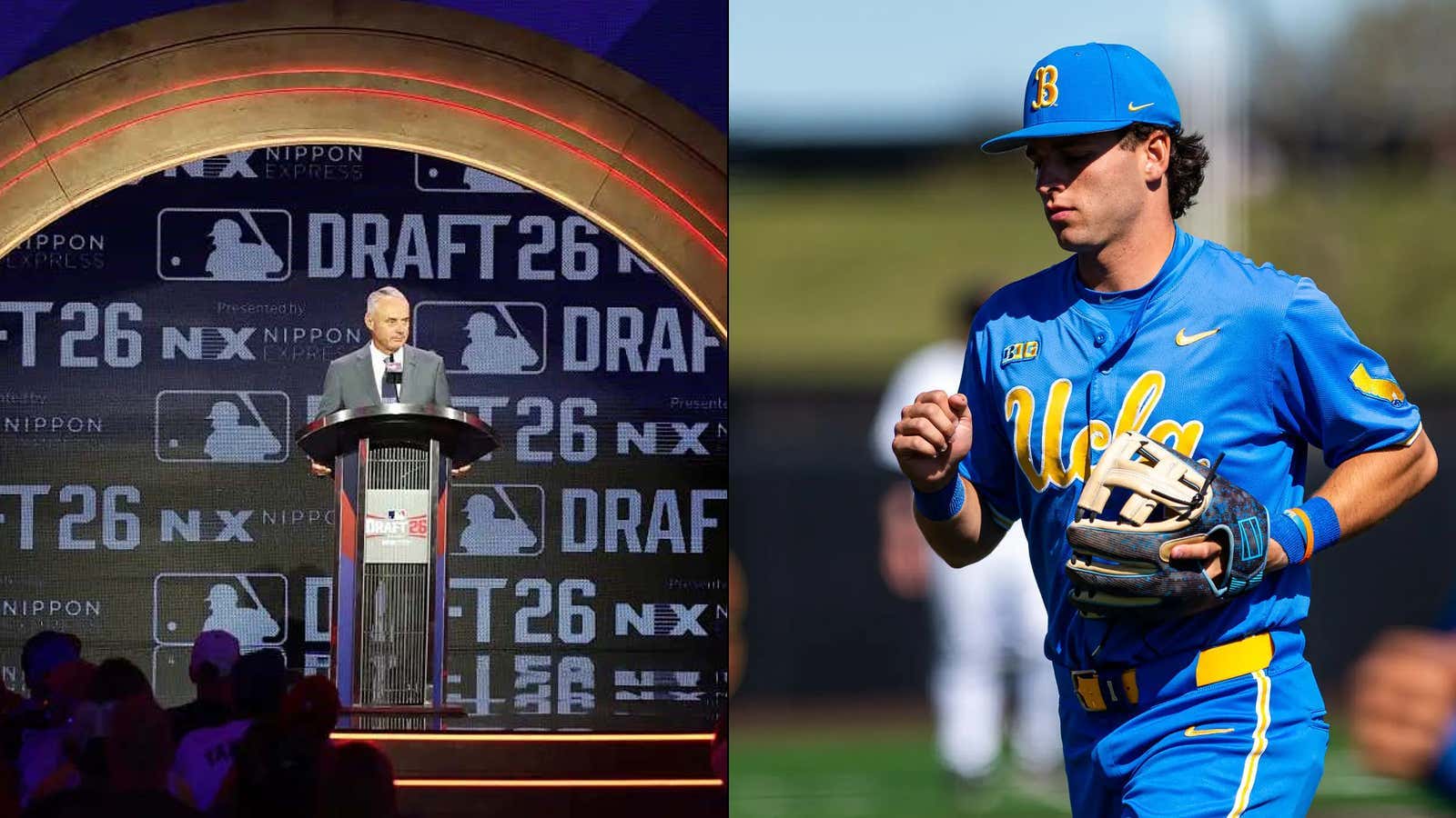 For Months The Baseball World Knew That Roch Cholowsky Was Going Number One Overall, Except Rob Manfred Who Absolutely Butchered His Name At The MLB Draft