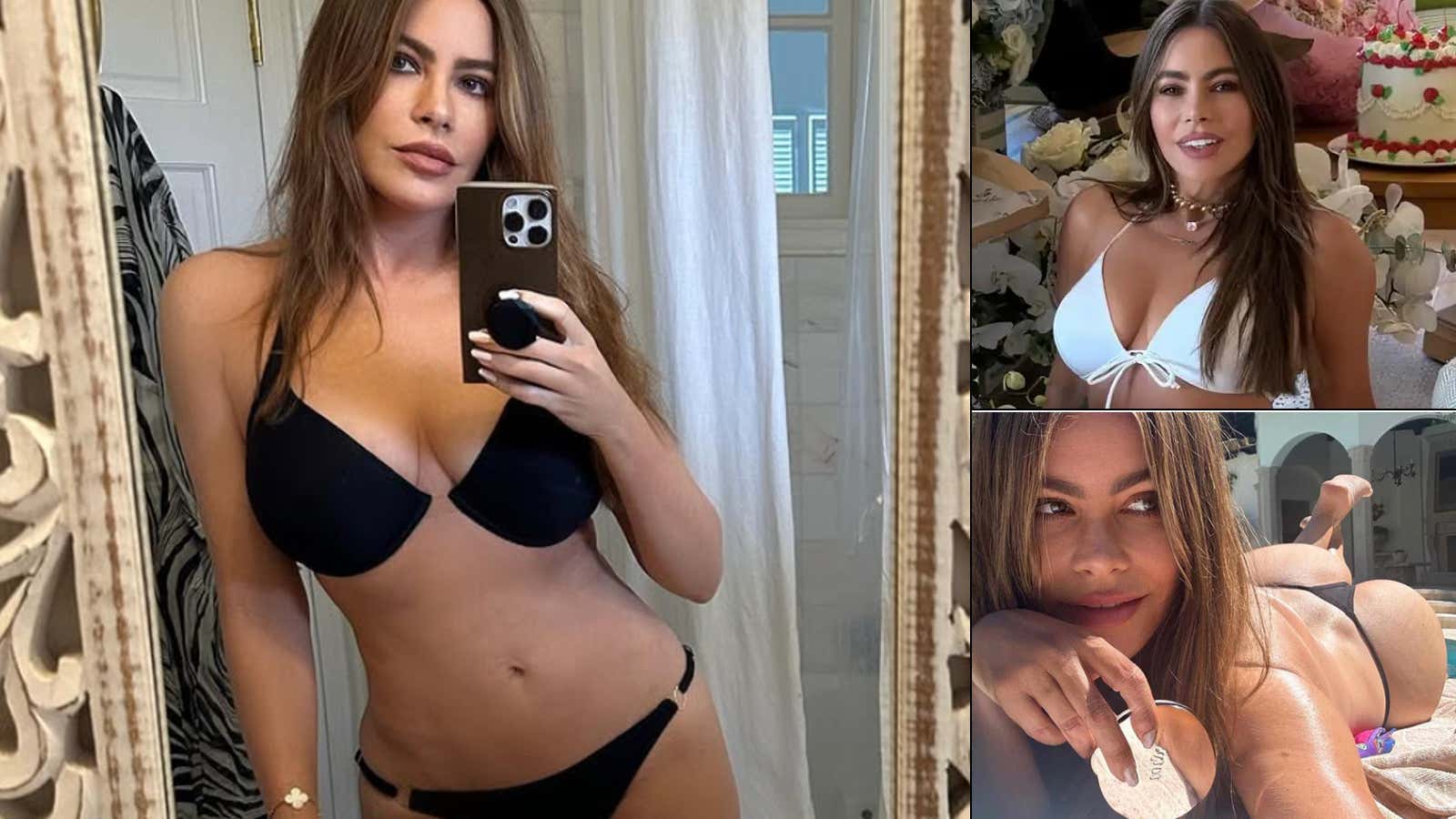 LEGEND: Sofía Vergara Posted Another Cheeky Gallery For Her 54th Birthday So Let's Join The Celebration With Her Best Bikini Pics & GIFs