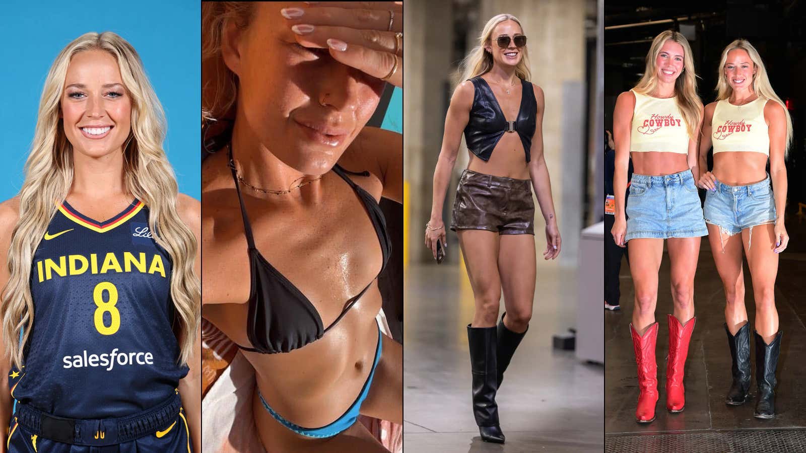 WATCH: Sophie Cunningham Made Her Ring Girl Debut At UFC 329 And Pointed Her Ass Off