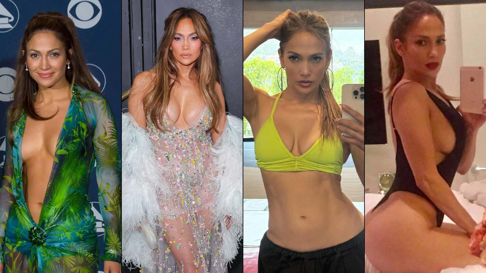 Jennifer Lopez's Plunging Outfits For Her Birthday In Paris Deserve A Closer Look And Might Remind You Of Her Iconic Green Dress From The Early 2000s Too