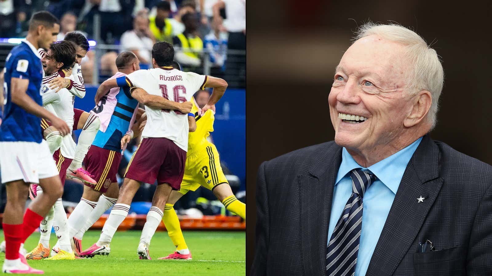 The Best Part Of Spain Dominating France Was Jerry Jones Getting Booed To The High Heavens While Sitting Inside His Own Stadium