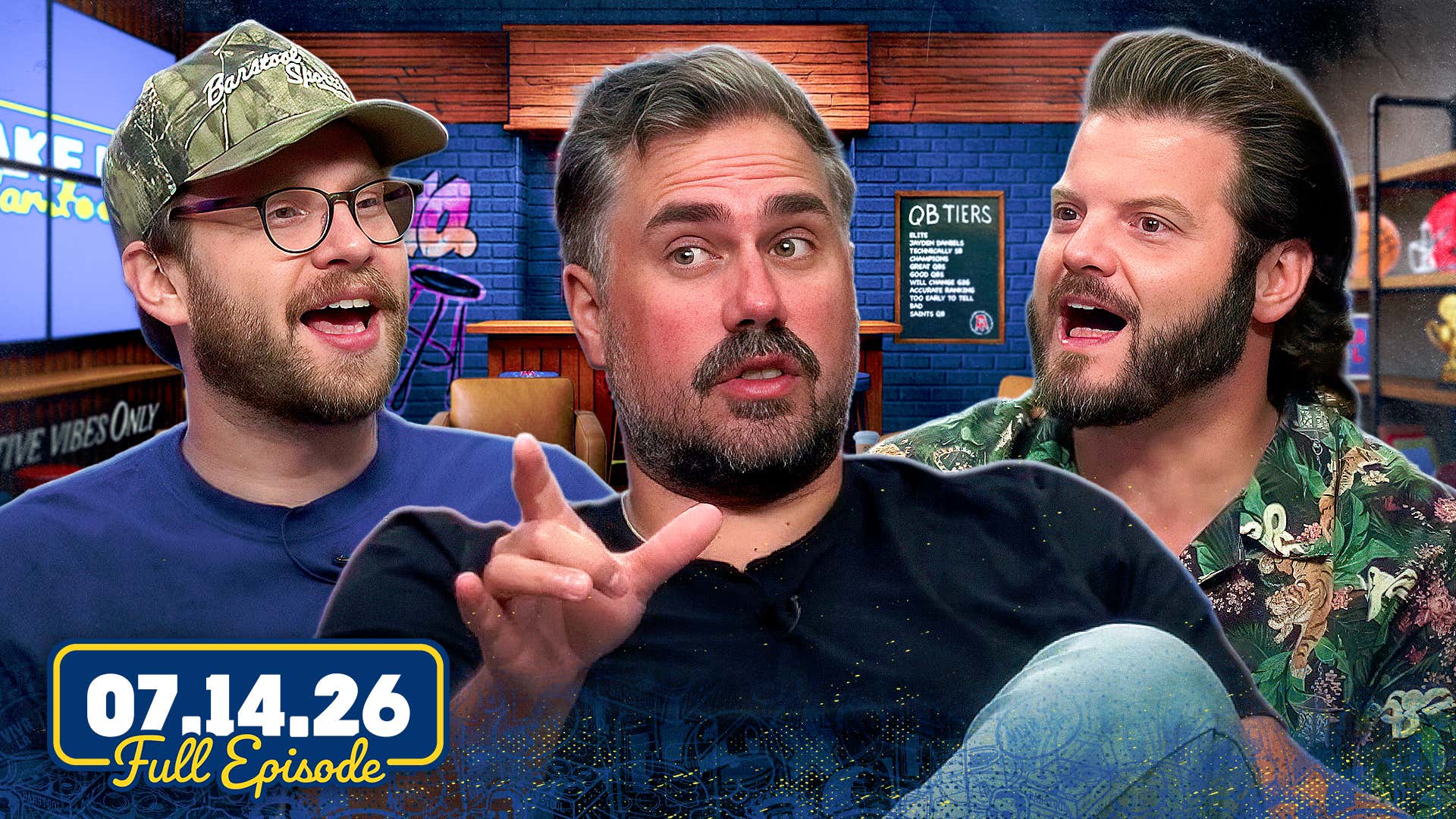 Home Run Derby Recap, NFL Top 10 Quarterbacks & LeBron Watch | Wake Up Barstool Full Episode