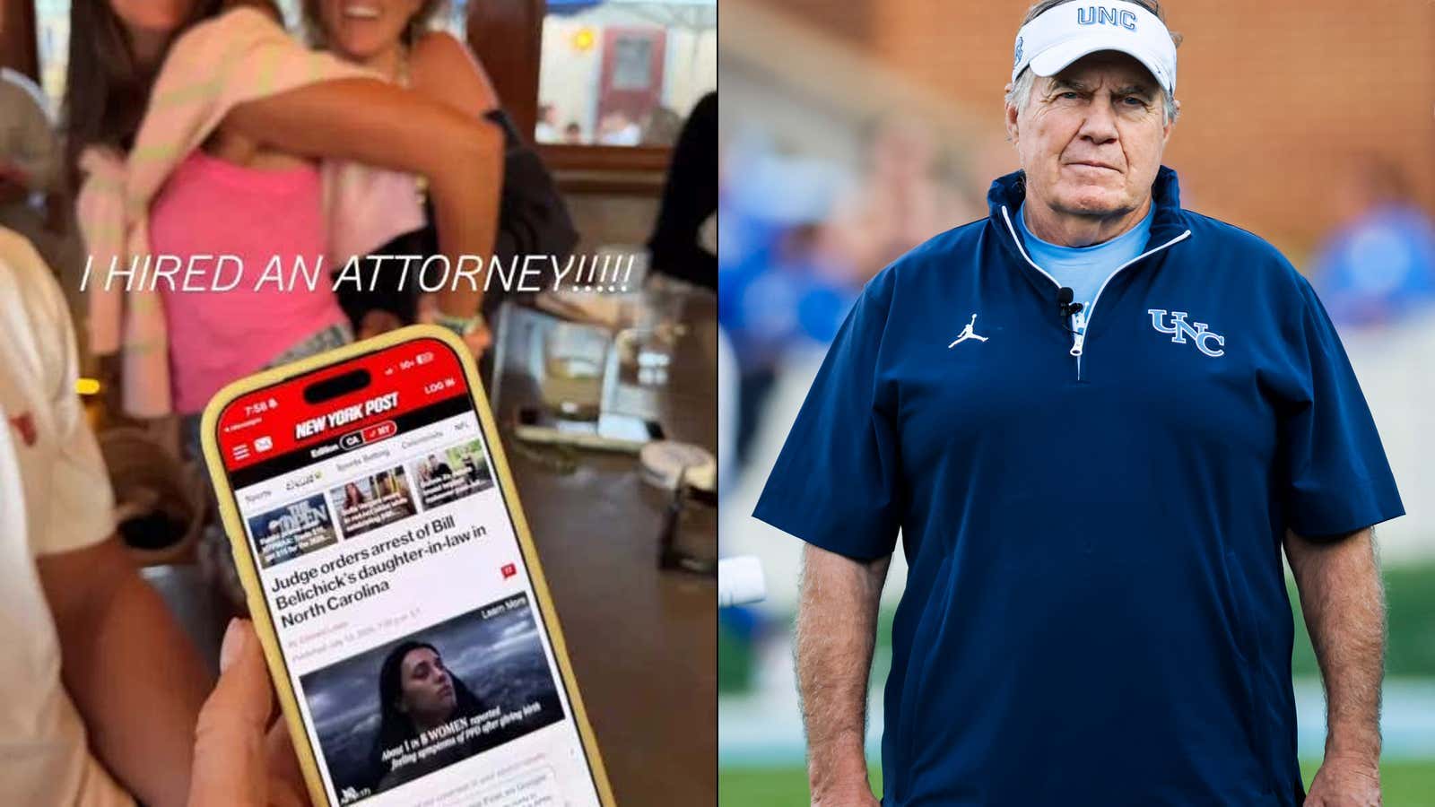 Belichick's Daughter in Law Reportedly Had a Warrant Out for Her Arrest and Handled it Like a True Belichick