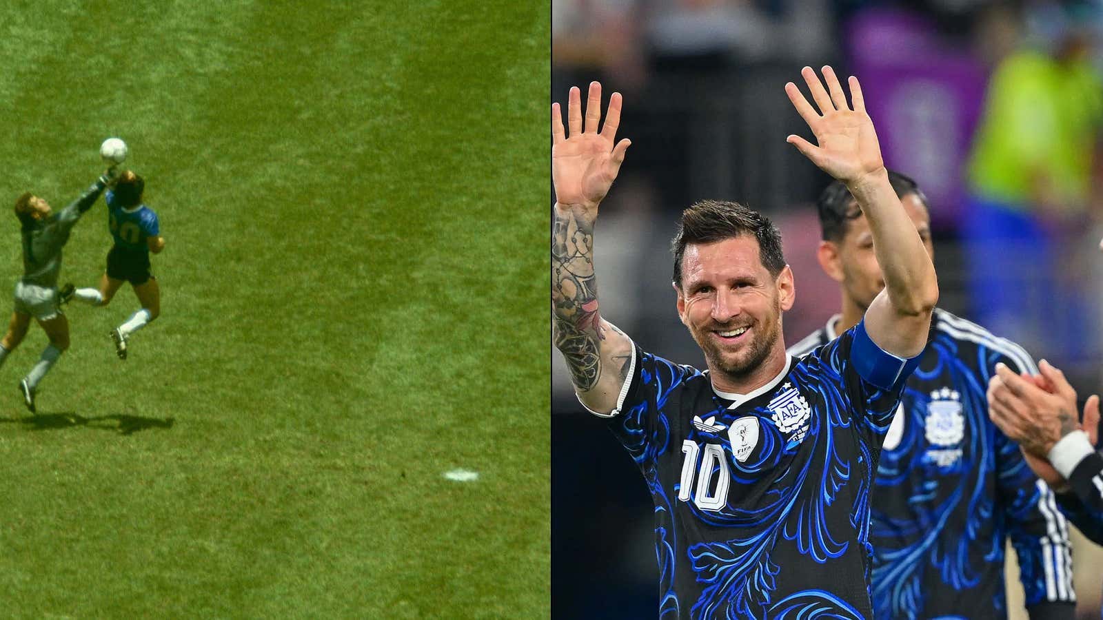 Big Brain Thinking: Argentina Reportedly Requested To Wear Their Navy Jerseys So They Can Remind England Of The 'Hand Of God' Goal