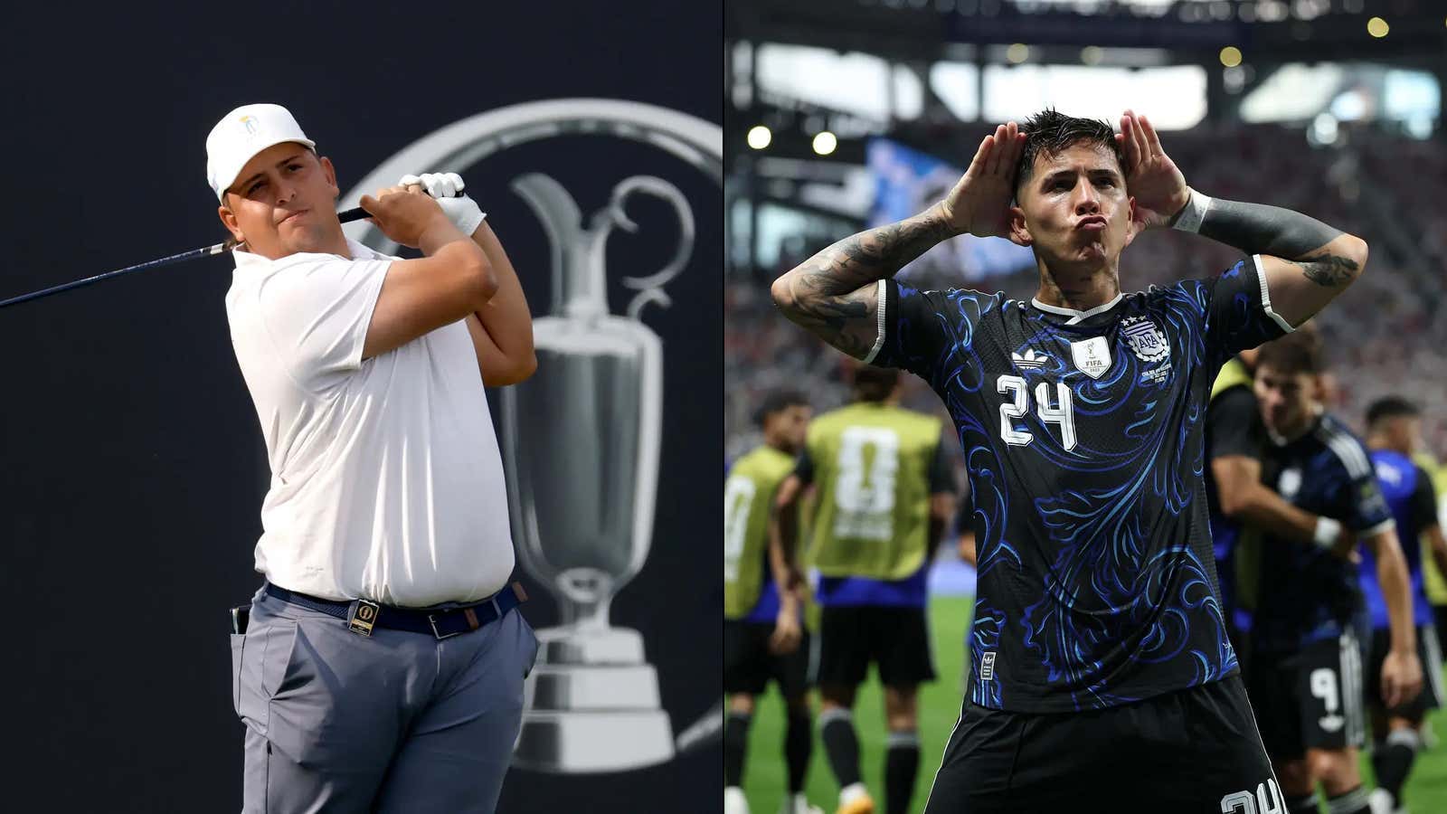 Rivalry Never Stops: Argentinan Golfer Mateo Pulcini Birdies 18, Hits The Enzo Fernandez Celebration In Front Of Every England Fan At The Open