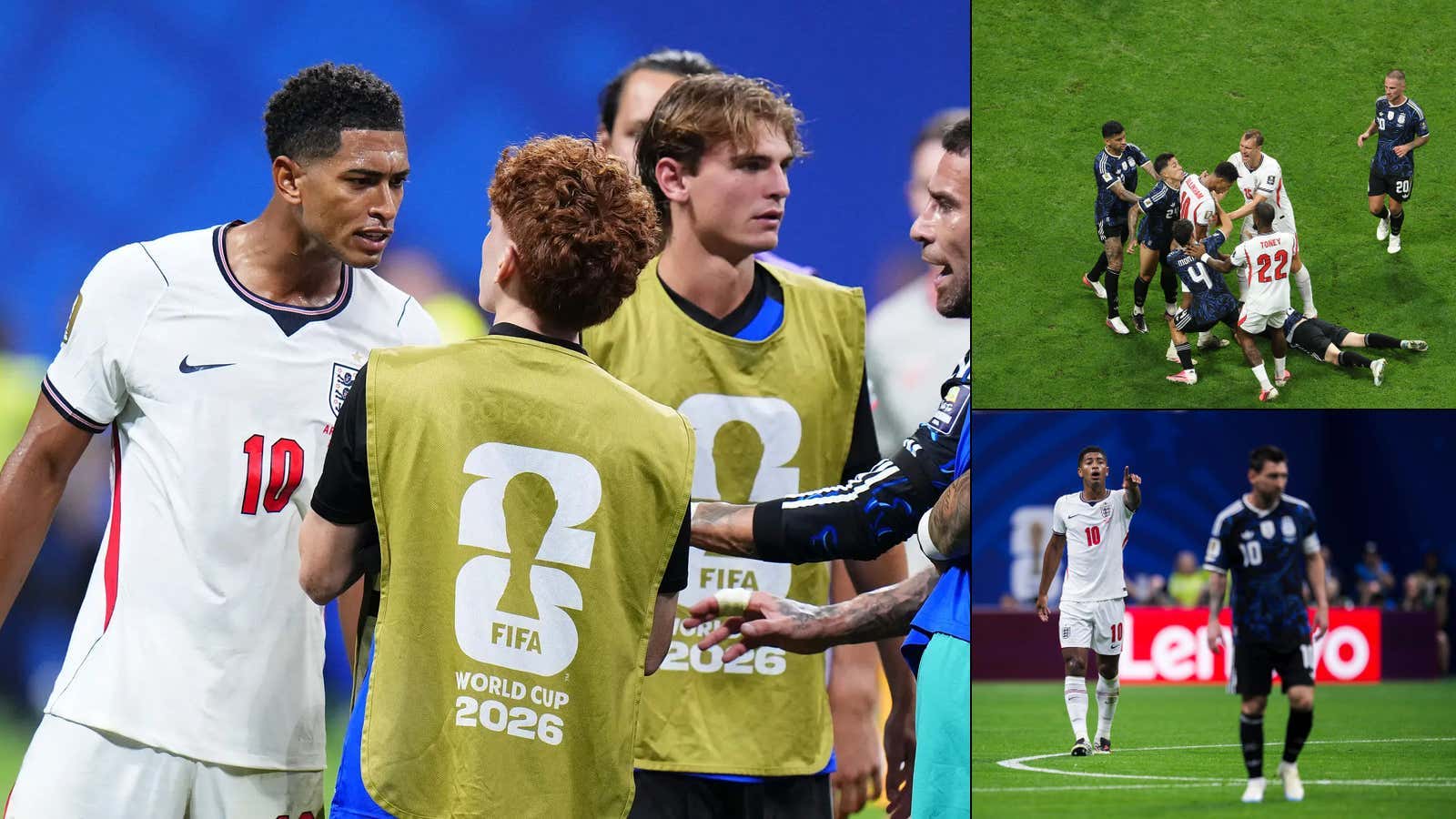 Nothing Sums Up England Soccer Like Jude Bellingham Slapping An Argentina Bench Player For Celebrating After An All-Time Choke Job
