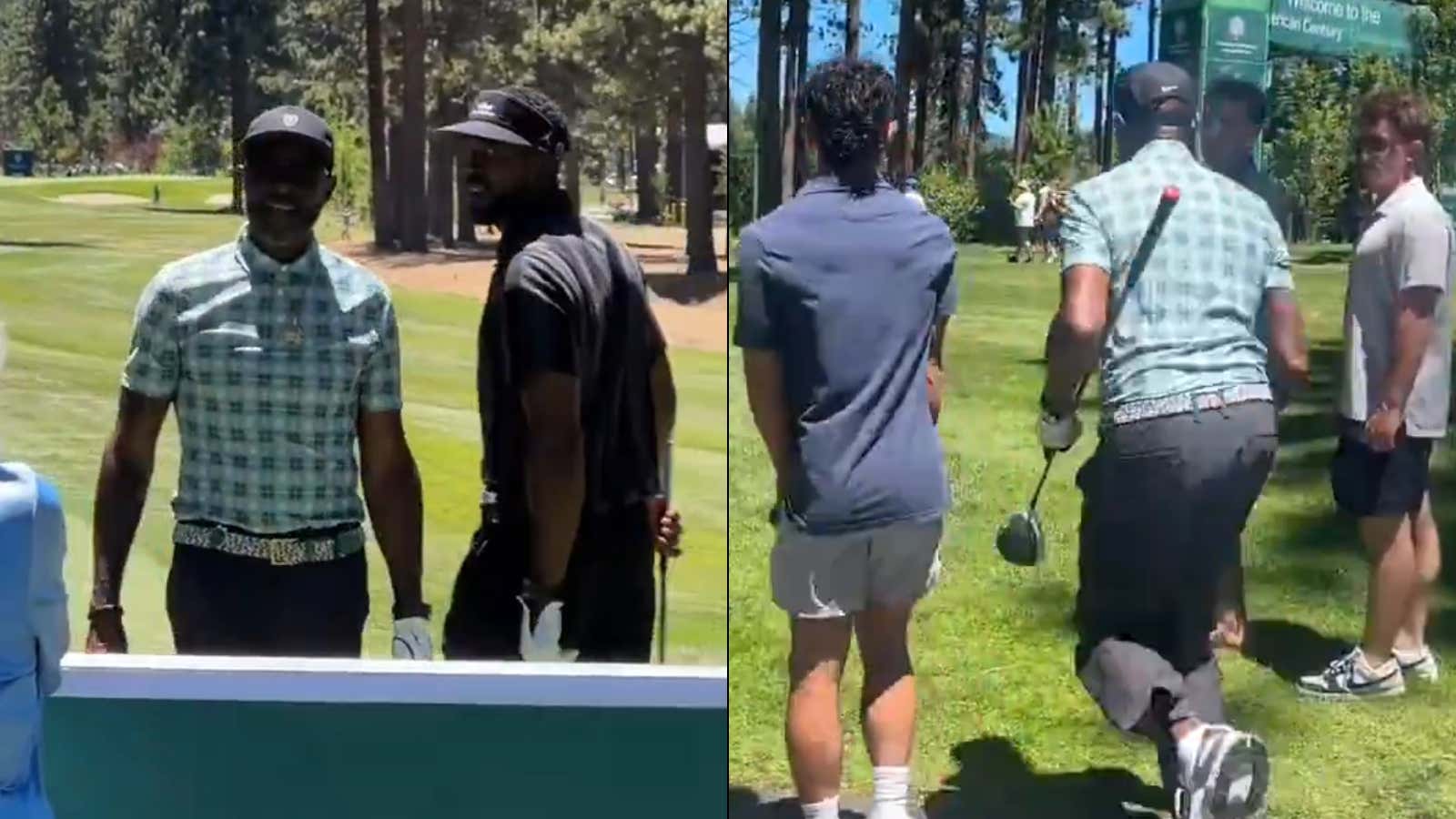 Jerry Rice Chased Down A Heckler Who Yelled In His Backswing At The American Century Championship In Lake Tahoe