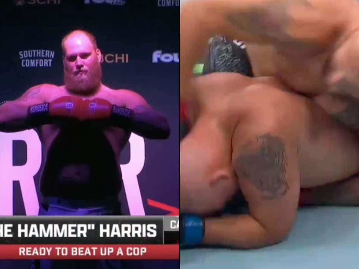 Rough N Rowdy Alumni RJ "The Hammer" Harris Just Scored His First UFC Knockout In Truly Cartoonish Fashion