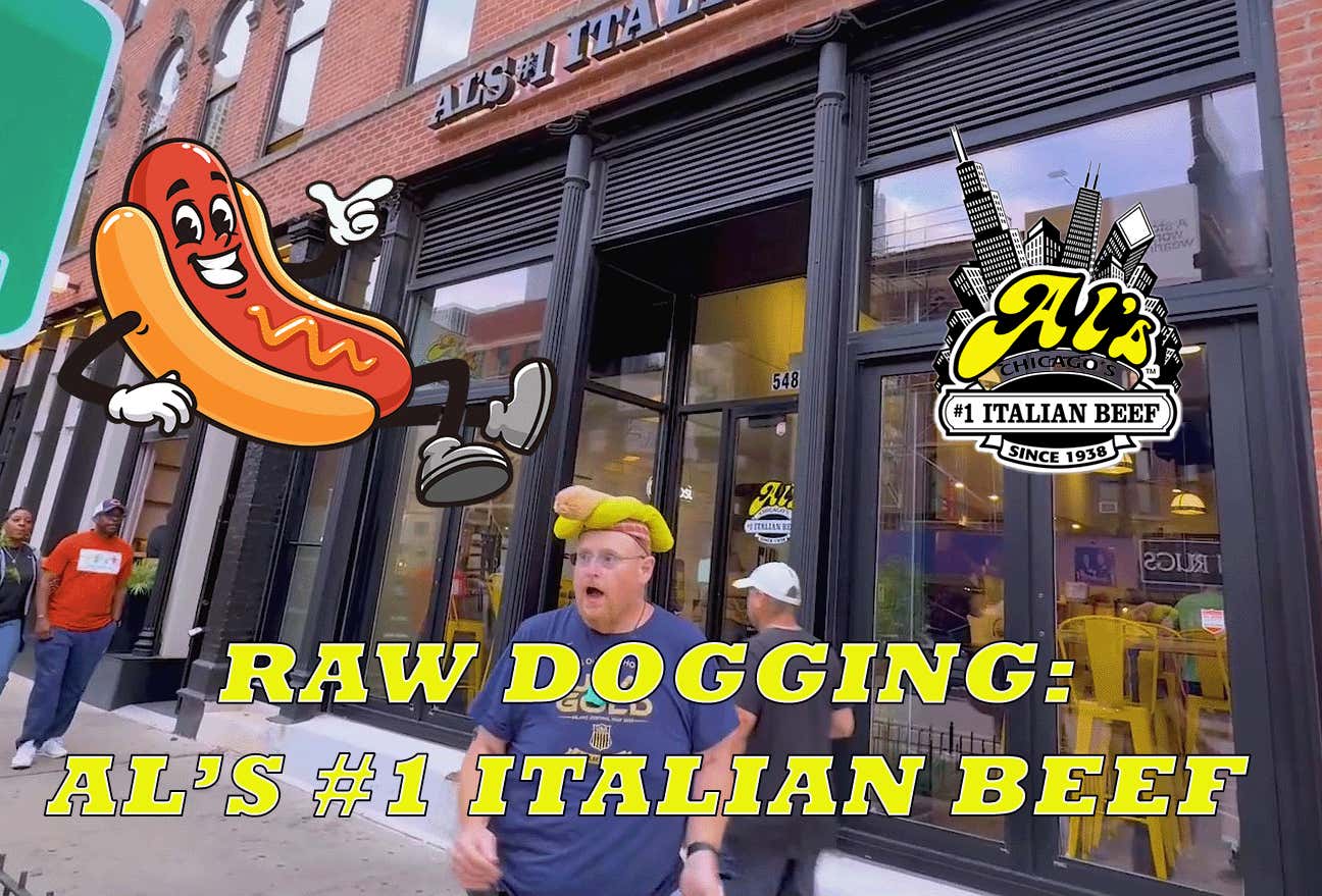 Raw Dogging at Al's #1 Italian Beef in Chicago River North