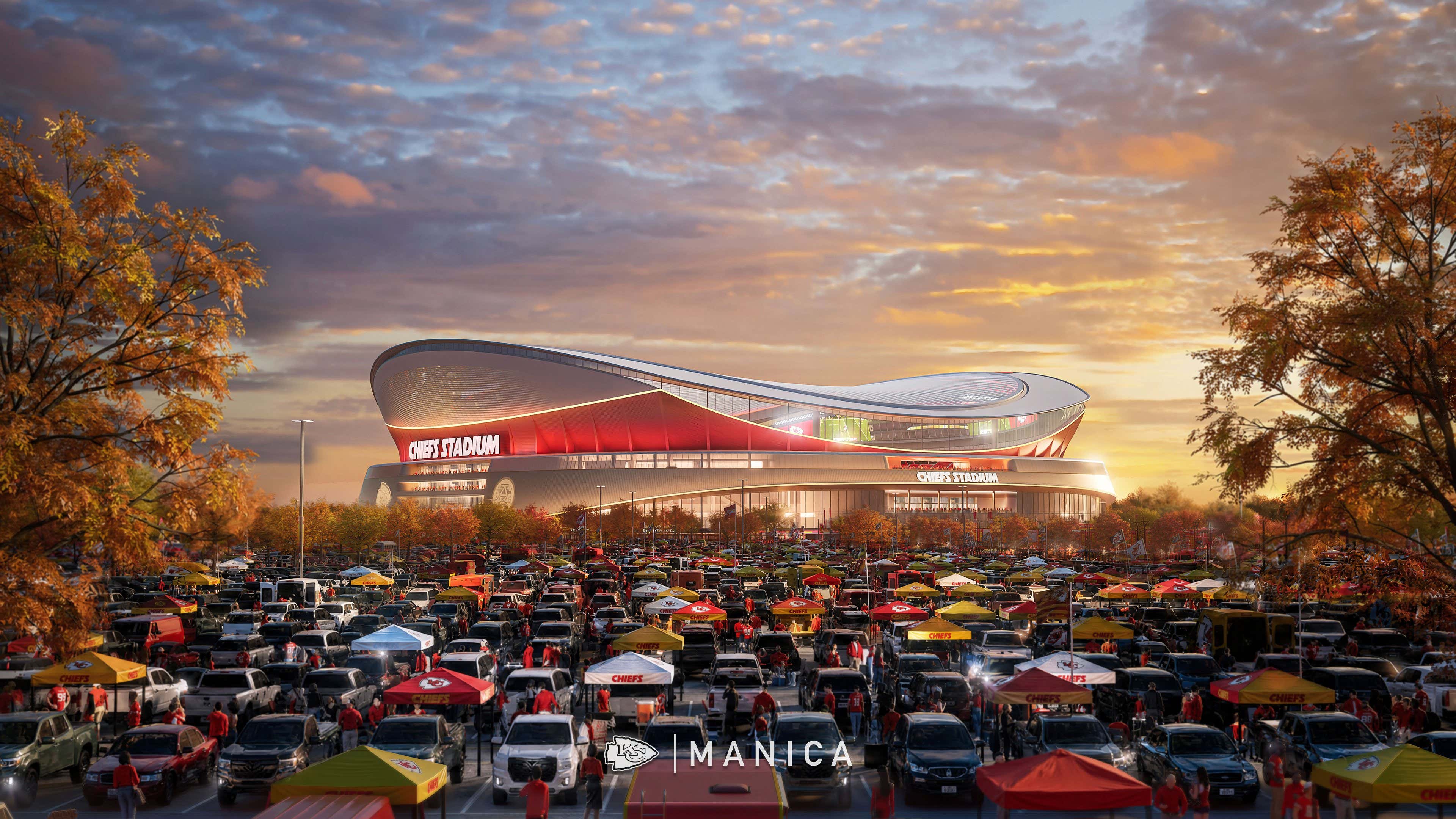 The Kansas City Chiefs Released New Renderings of Their New Stadium... and It's Just Arrowhead Stadium With a Roof