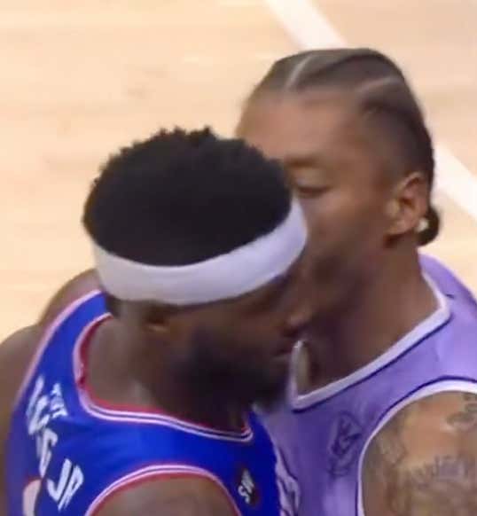 The TBT Got Really Passionate Last Night, With Michael Beasley Kissing Carlton Bragg Jr On His Way To A 20 Point Win