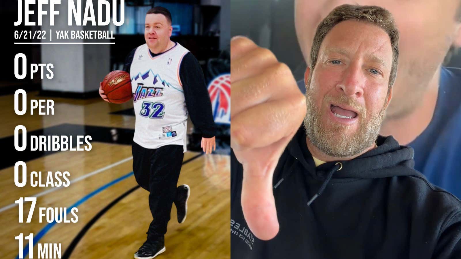 Jeff Nadu Somehow Managed to Negotiate Himself Out of The Easiest Payday of All-Time