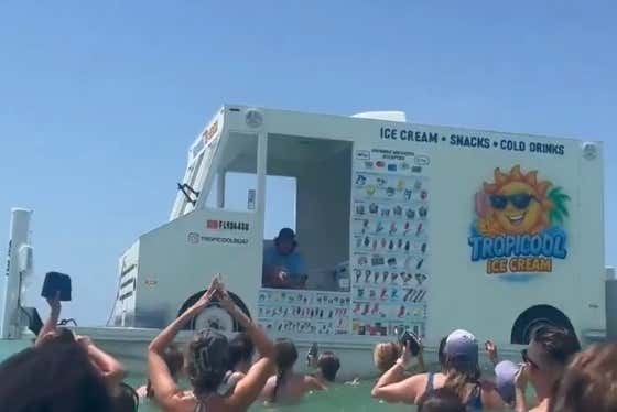 Whatever Genius Came Up With This Idea For An 'Ice Cream Boat' Deserves To Be A Billionaire