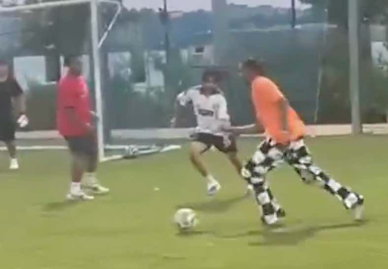 Ball Is Life: French Star Michael Olise Rolled Up To A Pickup Soccer Game In NYC After Getting Done Playing In The World Cup