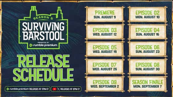 Surviving Barstool Returns Sunday, August 9 for Season 5