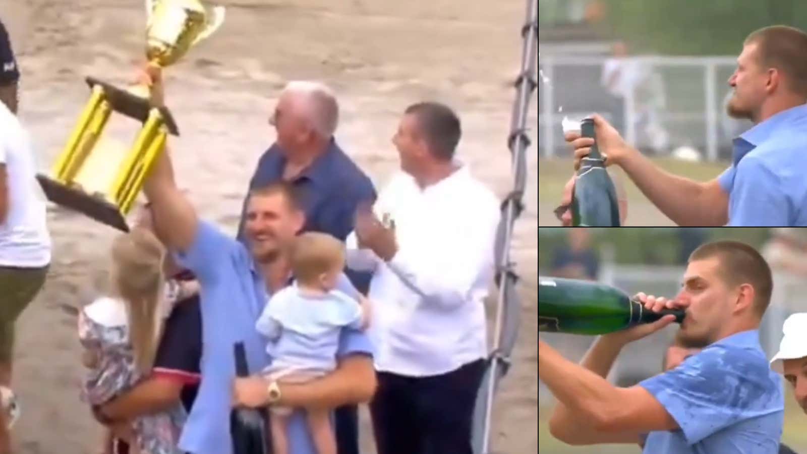The Nuggets May Be Having A Brutal Offseason But At Least Nikola Jokic Is Loving Life While Winning More Horse Races