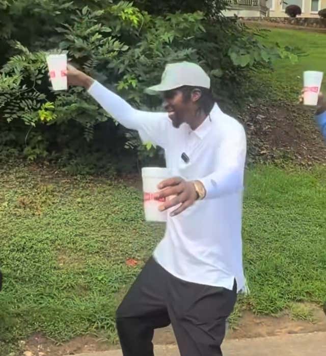 Kentavious Caldwell-Pope Looks Like A Guy Who Is Ecstatic To Enjoy All The Elite Golf That Philadelphia Has To Offer