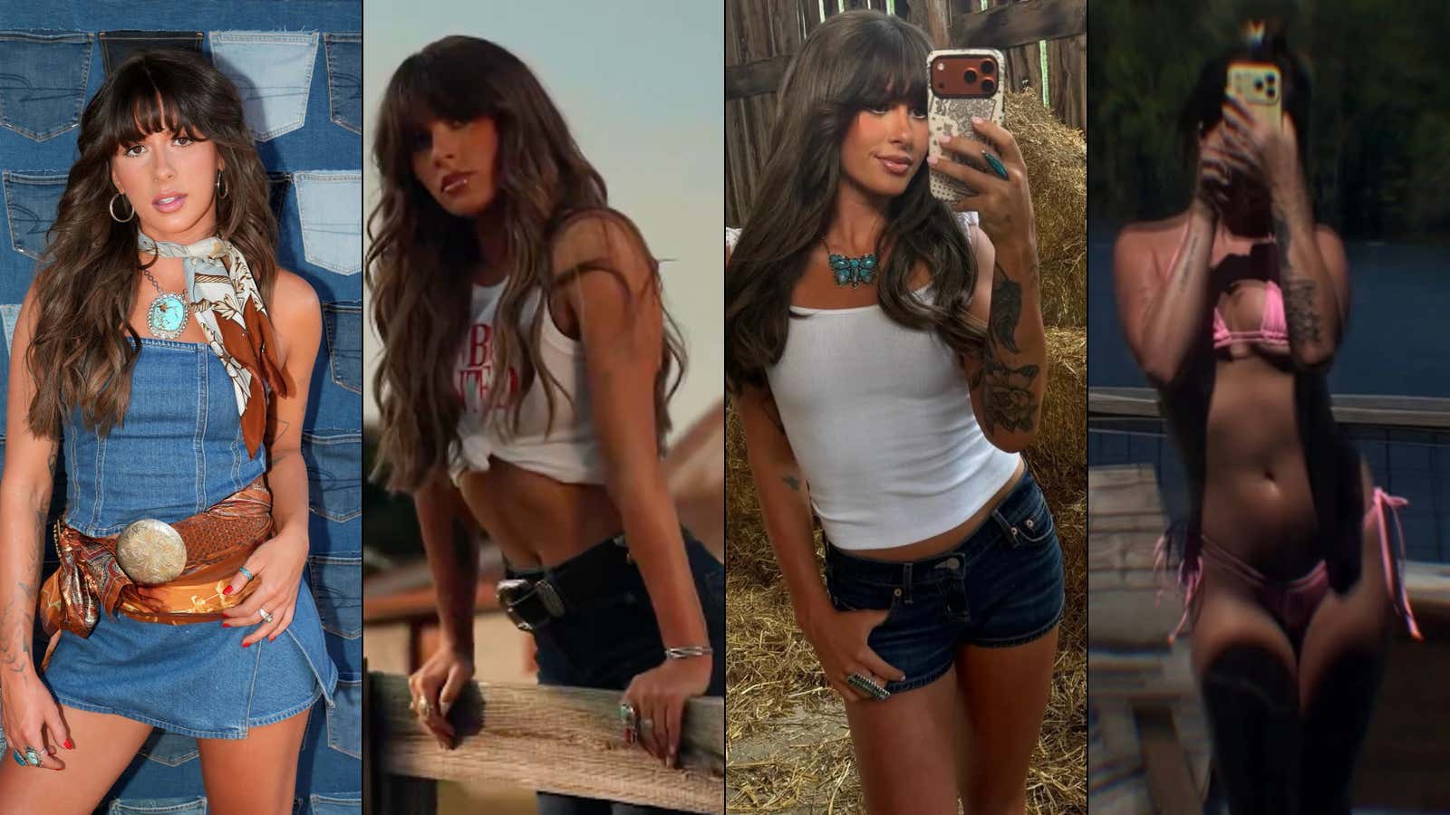 Ella Langley Launched Her Own Good Jeans Campaign While Also Making Music HISTORY Thanks To 'Choosin Texas' Staying #1 For 15 Weeks! (Knocking Off Mariah Carey's 'We Belong Together' & Whitney Houston's 'I Will Always Love You')