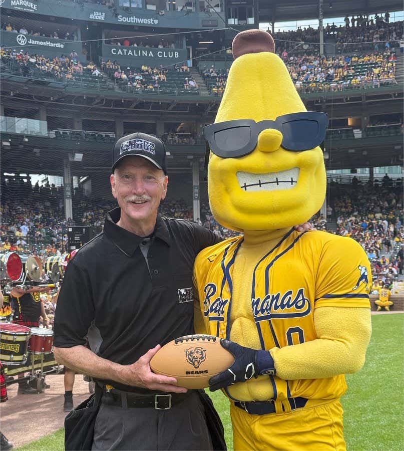 George McCaskey Umpired a Banana Ball Game at Wrigley This Weekend and It Was the Happiest Any McCaskey Has Looked Since 1985