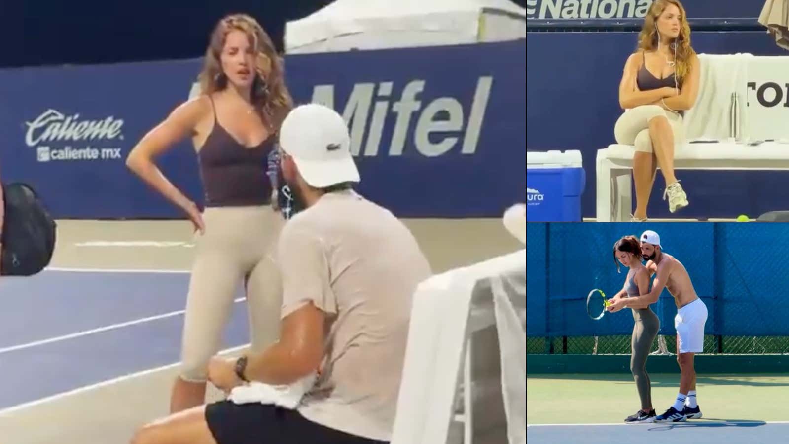 Having Eiza Gonzalez As Your Tennis Coach Seems Like a Good Time