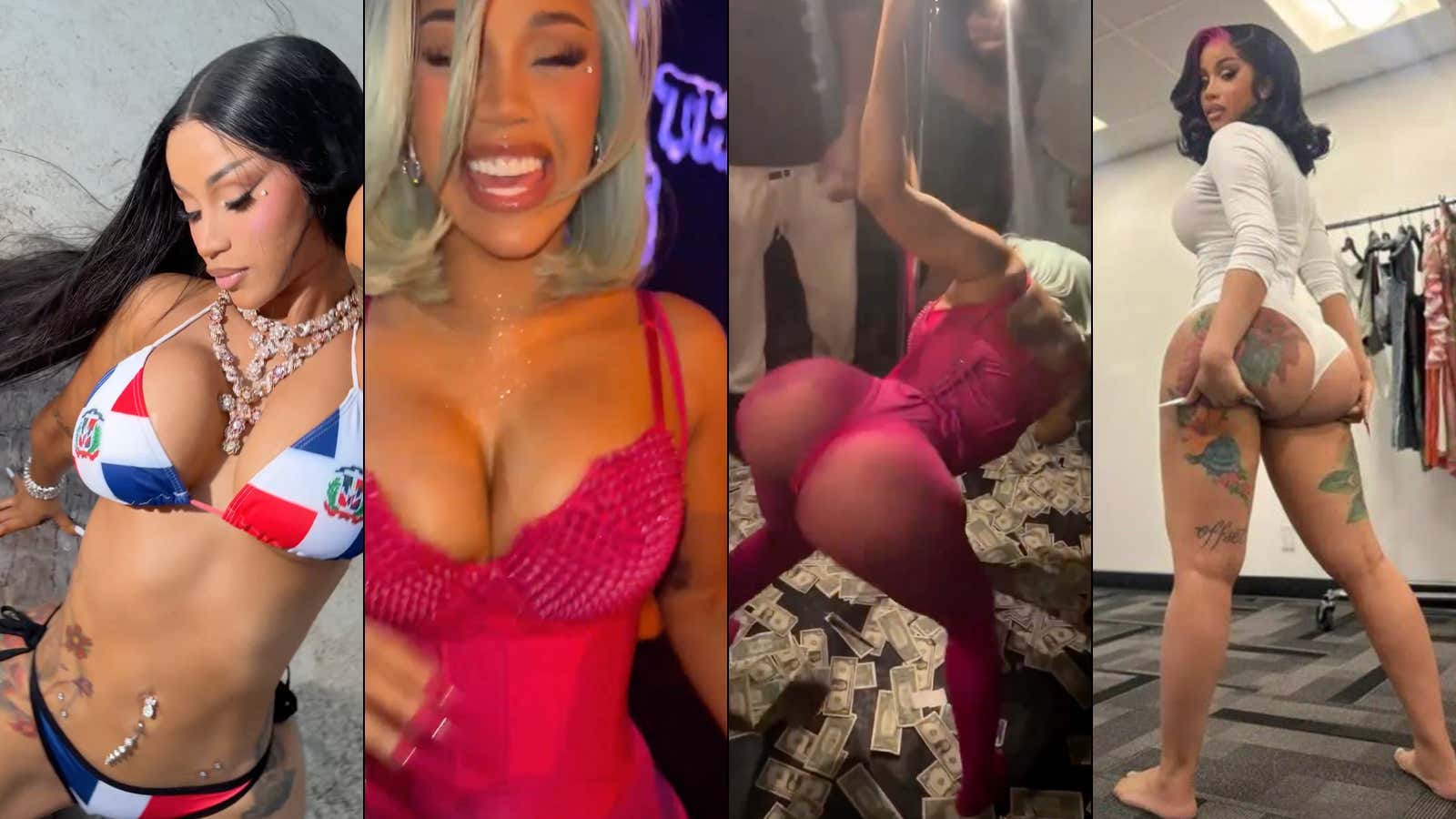 UPDATE: Cardi B Allegedly Got Her BBL Removed And Her New Bikini Video Showing How "Snatched" She Became Has Racked Up Over 50 Million Views