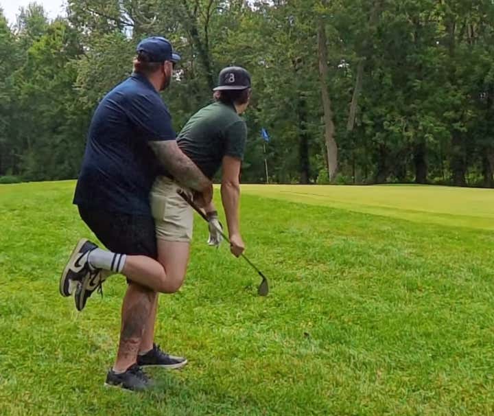 Dudes Forever: We Should All Be Rooting For These Fellas Attempting To Make A Par As A Tandem Golfer