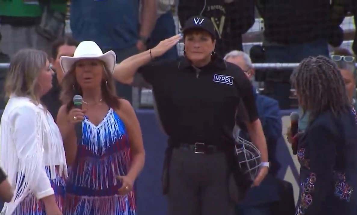 Brace Yourself For The National Anthem At The Women’s Pro Baseball League Because I Guarantee You Have Never Seen Anything Quite Like It