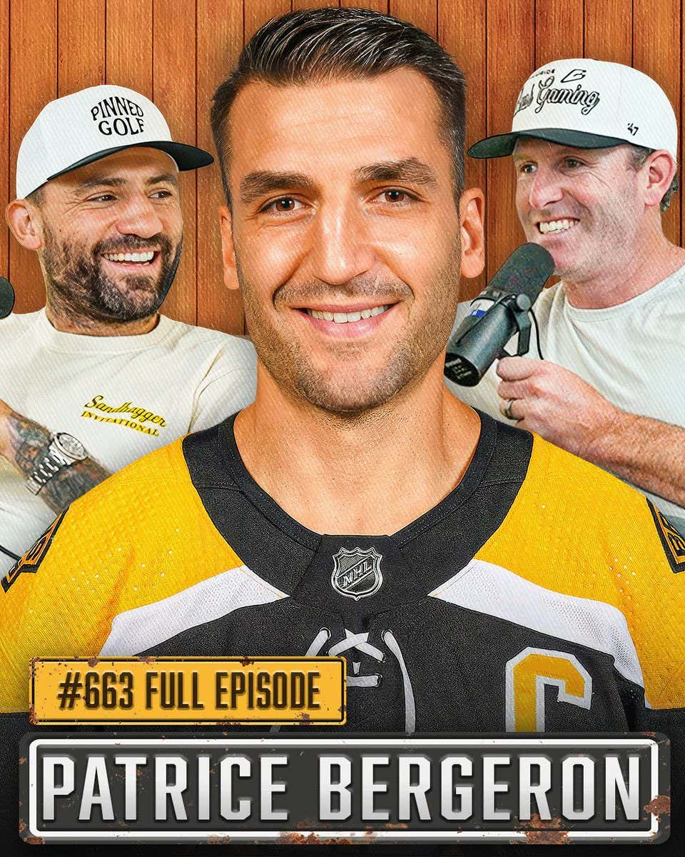Boston Bruins Legend Patrice Bergeron Sits Down With The Chiclets Crew
