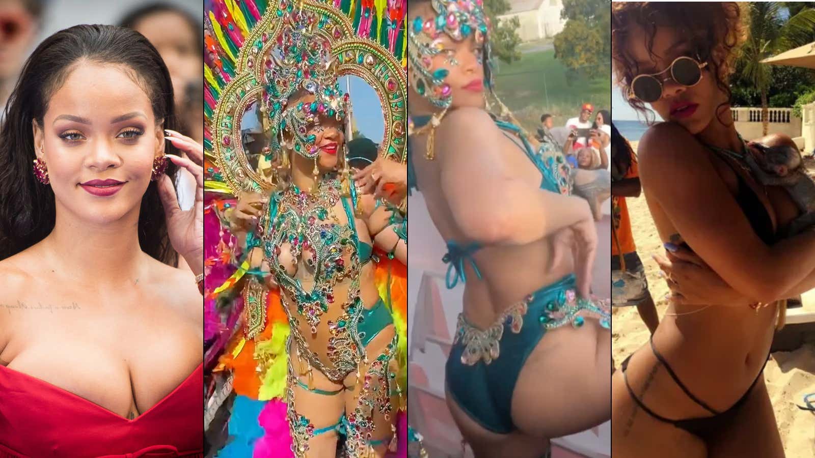Rihanna Released Another Round Of A+ Lingerie Marketing And Also Just Twerked Up A Storm In Barbados For The Grand Kadooment Day Festival
