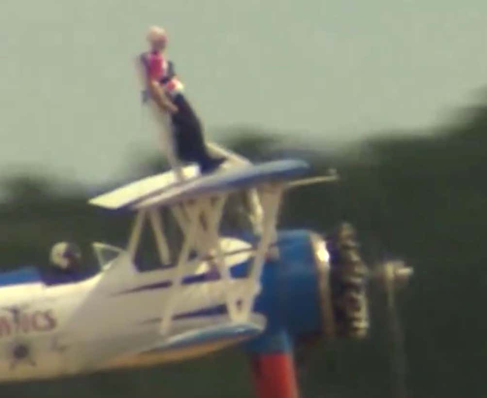 This 97-Year Old Woman Refuses To Stop Strapping Herself to The Tops of Airplanes