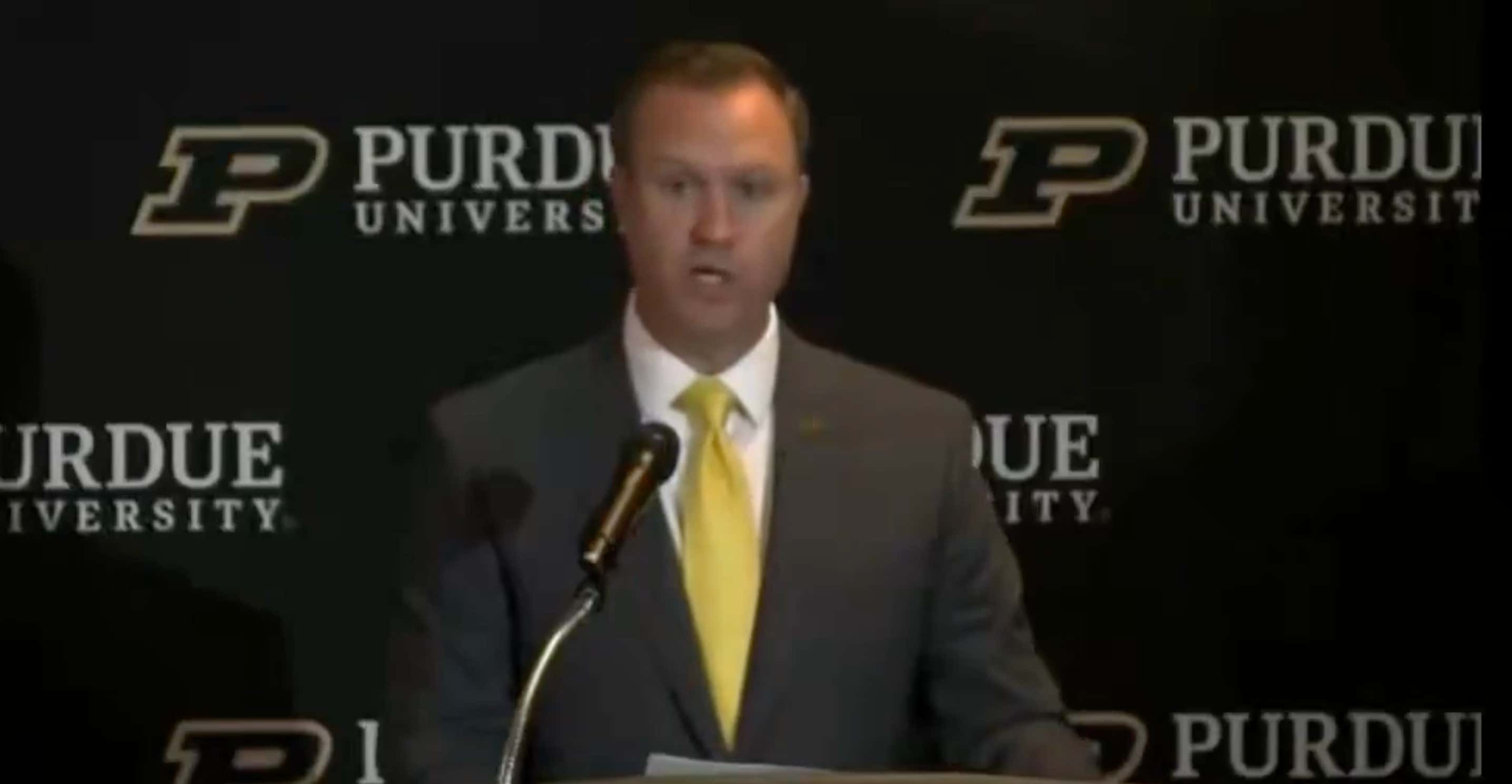 'If You Don't Want To Win Championships, Go To Indiana': Purdue's New Athletic Director Made Maybe the Most Shockingly Stupid Joke of All-Time at His Introductory Presser
