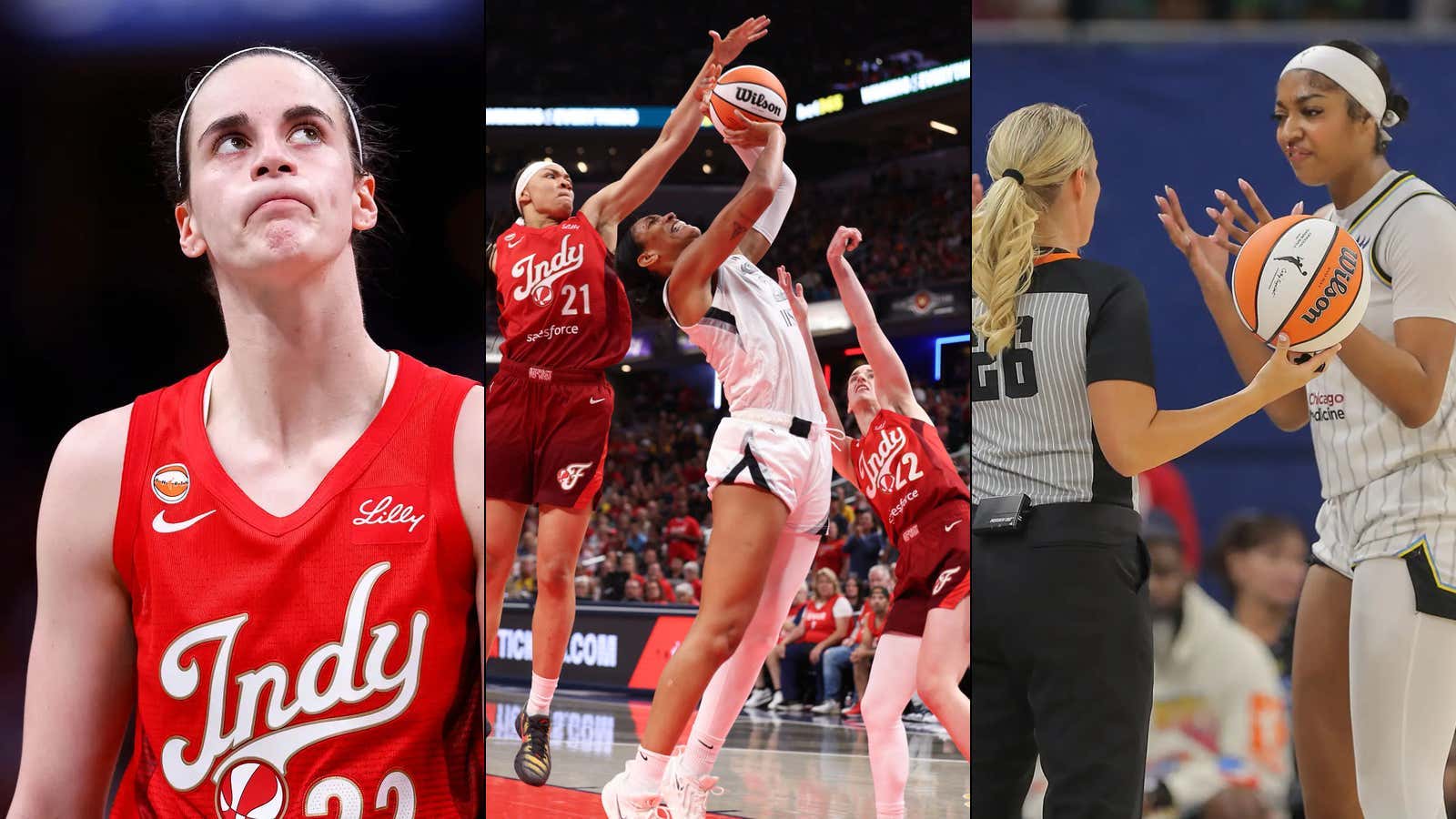 Caitlin Clark Choked 2 Free Throws To Lose The Game After A'ja Wilson Got Continually Bailed Out By The Refs And Folks, The WNBA Officially Has A BIG Officiating Problem