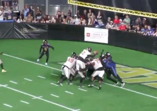 There Was No Better Play In Sports Over The Weekend Than This Goal Line Stand On The Last Play Of The Game To Win An Arena Football Championship