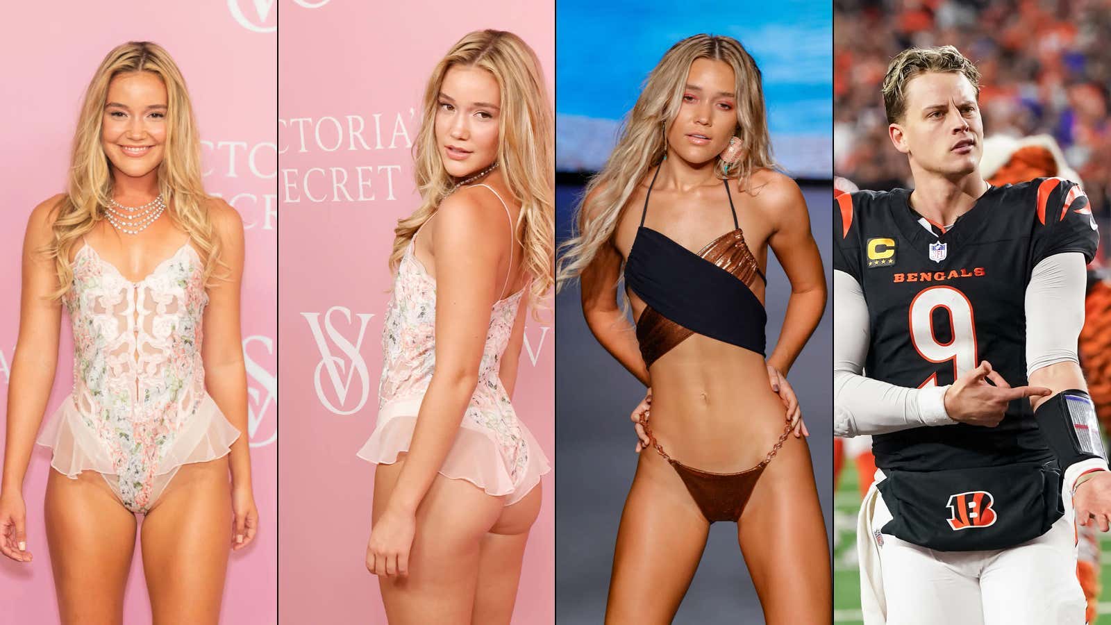 Model Olivia Ponton & QB Joe Burrow Just Did Their Best Madison Beer & Justin Herbert Impression At Bengals Training Camp And The Internet Had Some THOUGHTS