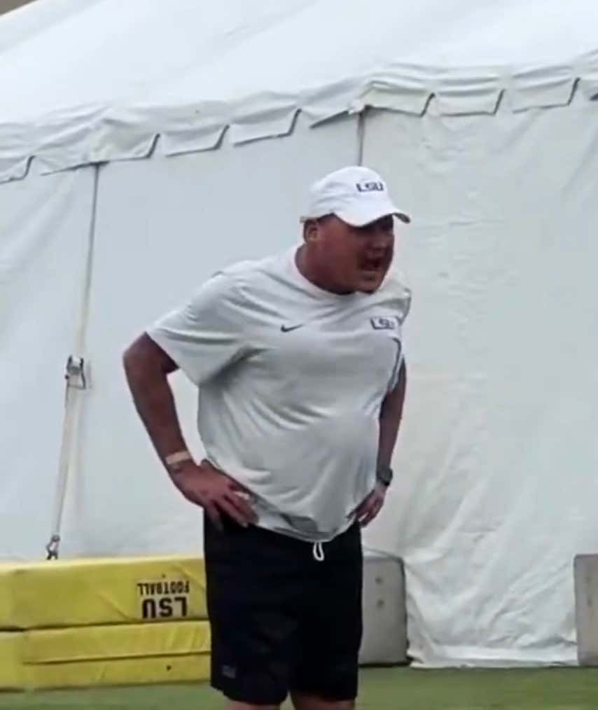 Coach O Is Back Where He Belongs – On The Field Screaming Profanities At Defensive Linemen