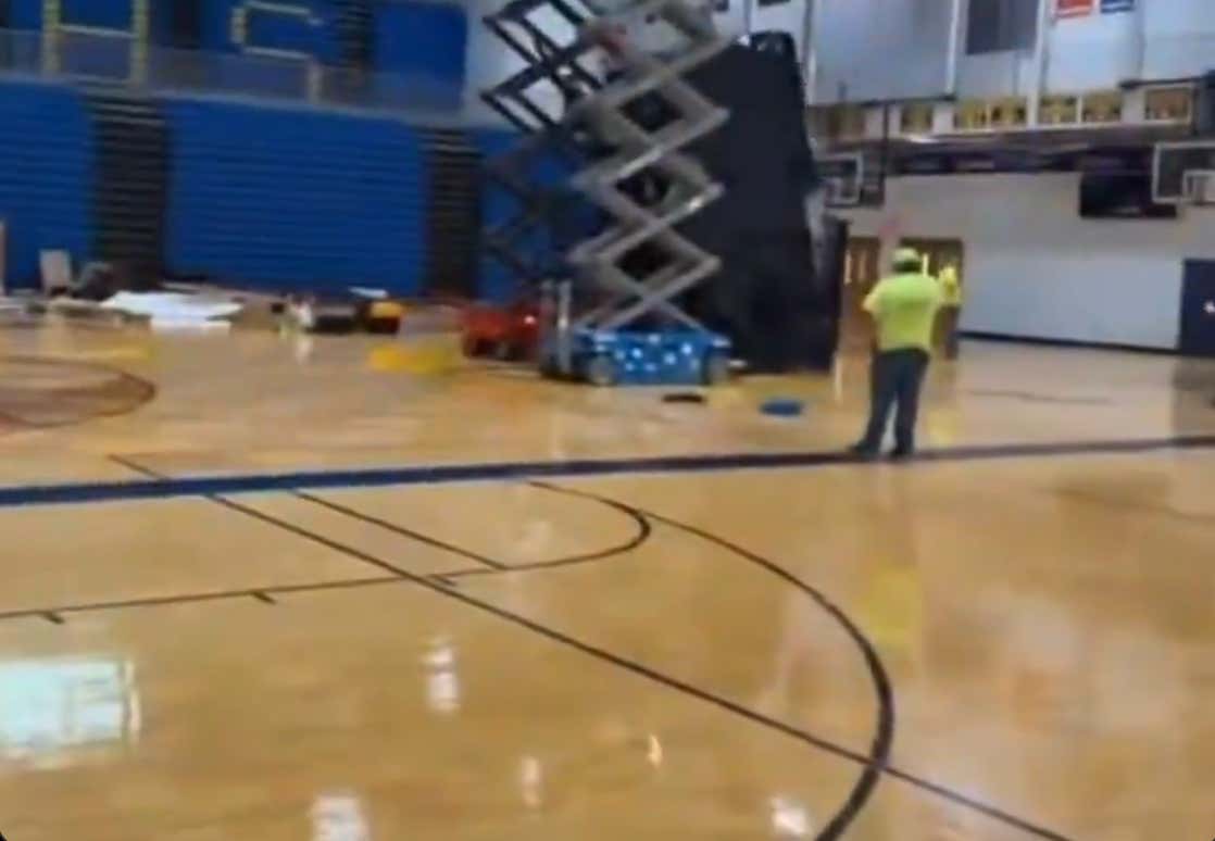 And Here Is Exactly Why High School Basketball Gyms Don't Need To Have Gigantic Jumbotrons Installed