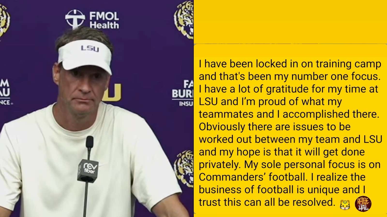 Lane Kiffin Summarized The "Disrespect" Jayden Is Feeling Towards LSU - His Number 5 Is In Play, But Joe Burrow's Number 9 Is Not