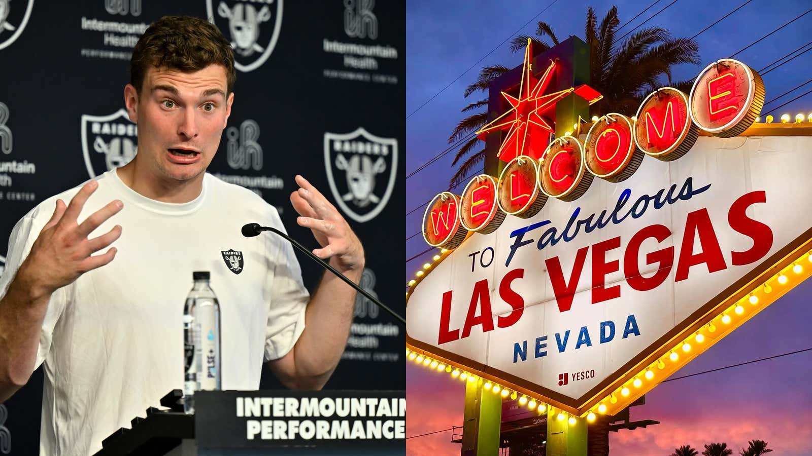 Fernando Mendoza is Terrified of the Las Vegas Strip, "It's Like When You're Trick-Or-Treating, And There's The Haunted House. You're Not Trying To Go Over There."