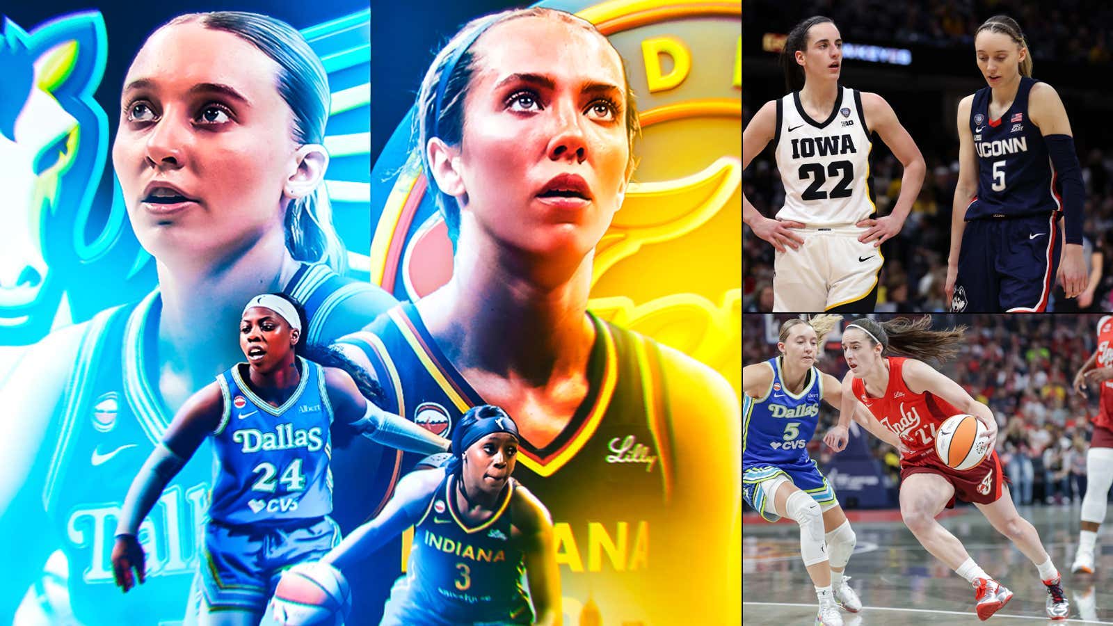 Caitlin Clark Got Left Off The Promotional Graphic But Still Set A WNBA Record AGAIN With 29/10 Against Paige Bueckers, Further Proving She's The Face AND The MVP Of The League Right Now