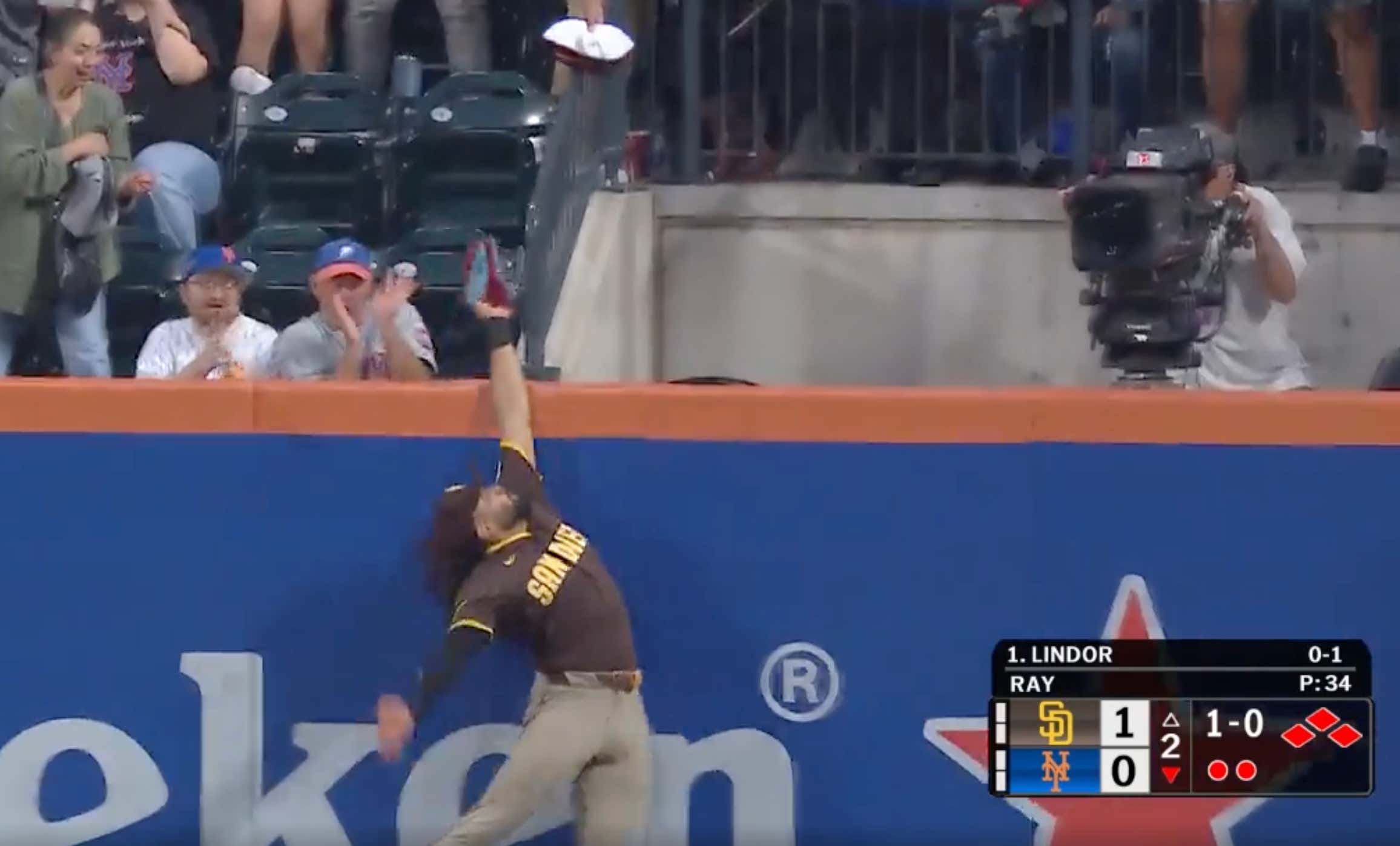 Stop What You're Doing And Watch This Awesome On The Run, Full Extension Fernando Tatis Jr. Grand Slam Robbery